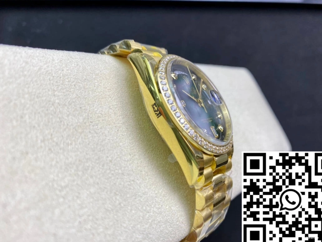 Factory Rolex EW Date Day M128348RBR-0035 Yellow Gold 0521